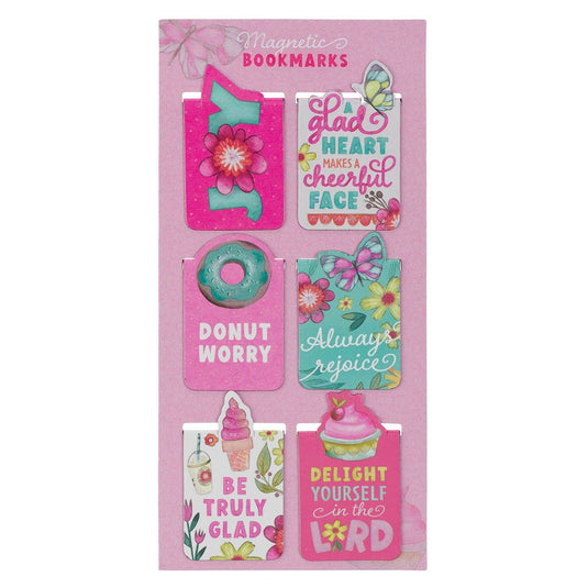 Magnetic Bookmark Set: A Glad Heart, Prov 15:13