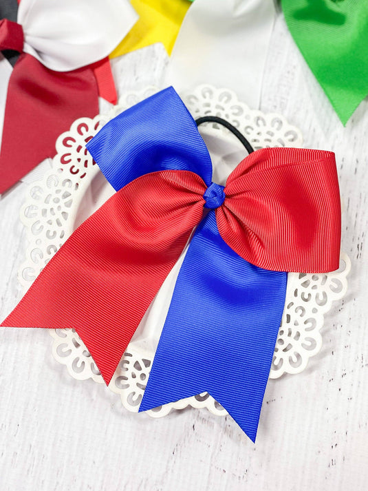 Two Color Cheer Bows