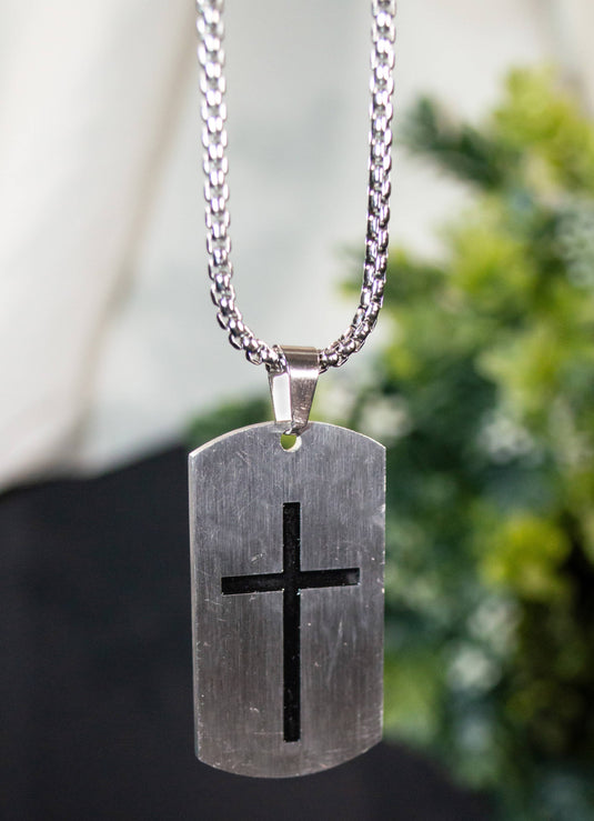 Cross Necklace Be Strong - Eden Merry Necklace
