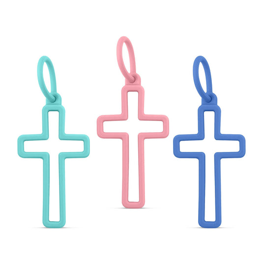 Cross Charm Keychain