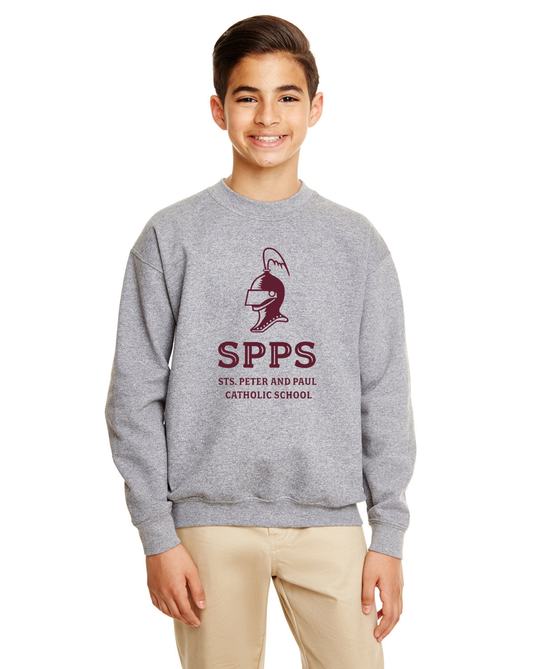 Grey Crewneck Sweatshirt SPPS Knight