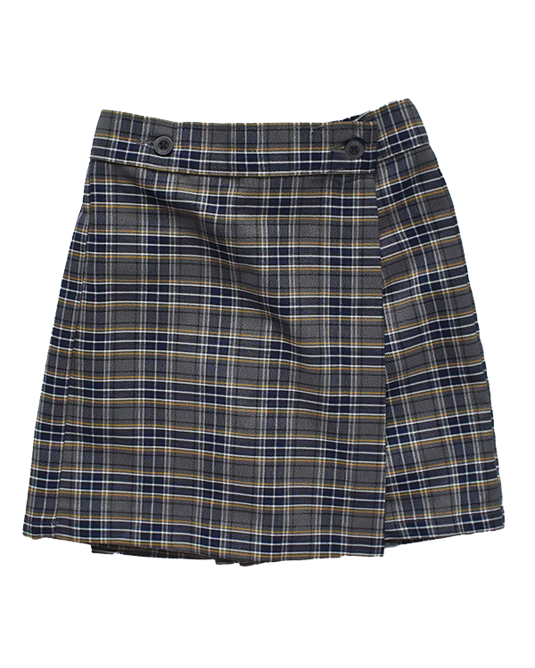 Load image into Gallery viewer, EW Button Front Skort Plaid 42
