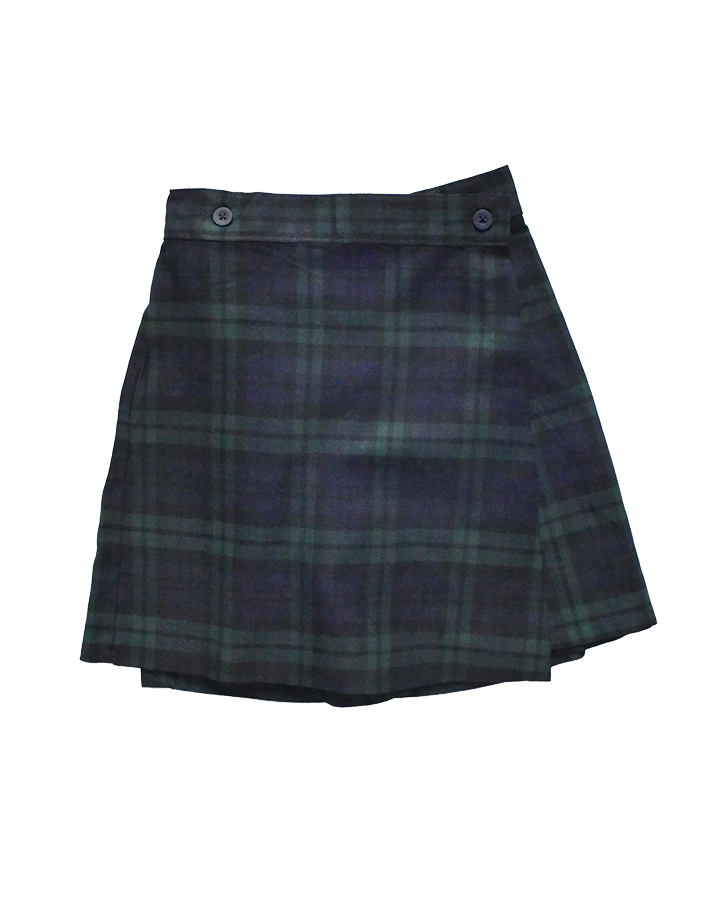 Load image into Gallery viewer, EW Button Front Skort Plaid 189
