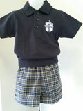 U Pull-On Shorts Plaid 42