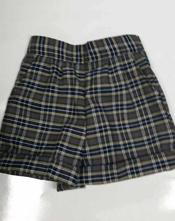 U Pull-On Shorts Plaid 42