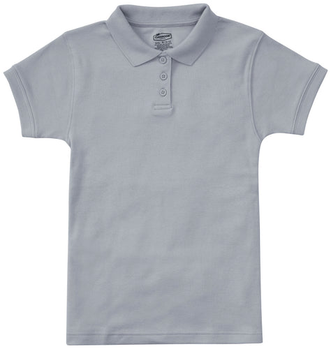 CR Jersey Female Fit Polo Grey