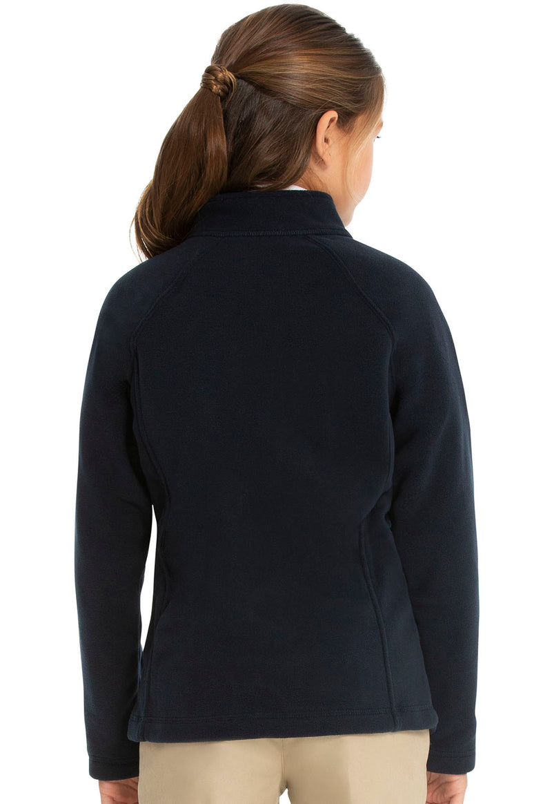 Load image into Gallery viewer, CR Girls Fleece Jacket Navy (discontinuing)
