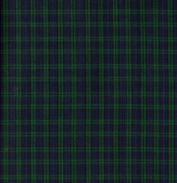 Load image into Gallery viewer, Hair Accessories in Navy/Green Micro Tartan
