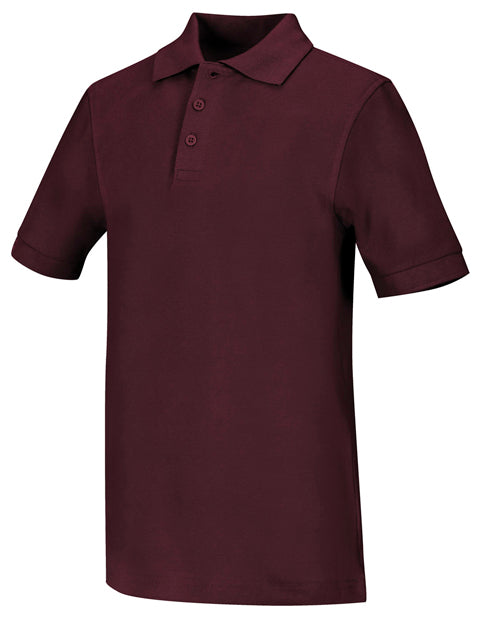 CR Jersey Polo Burgundy Short Sleeve