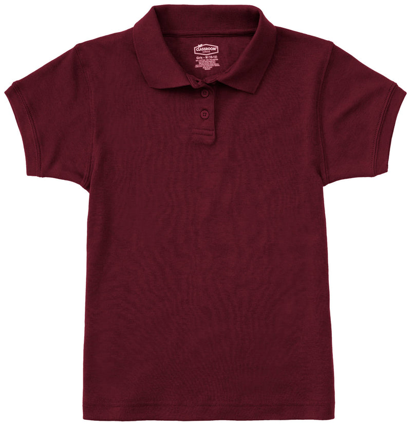 Load image into Gallery viewer, CR Jersey Female Fit Polo Burgundy
