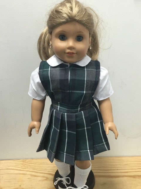 Doll Jumper Set Plaid 75