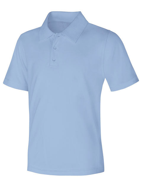 EW DryFit Polo Light Blue Short Sleeve