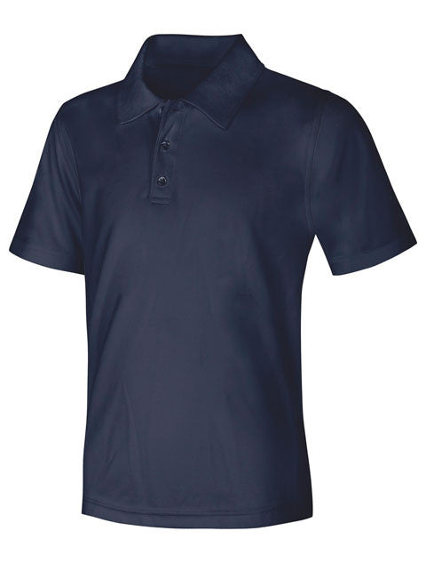 EW DryFit Polo Navy Short Sleeve