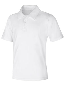 A+ DryFit Polo White Short Sleeve