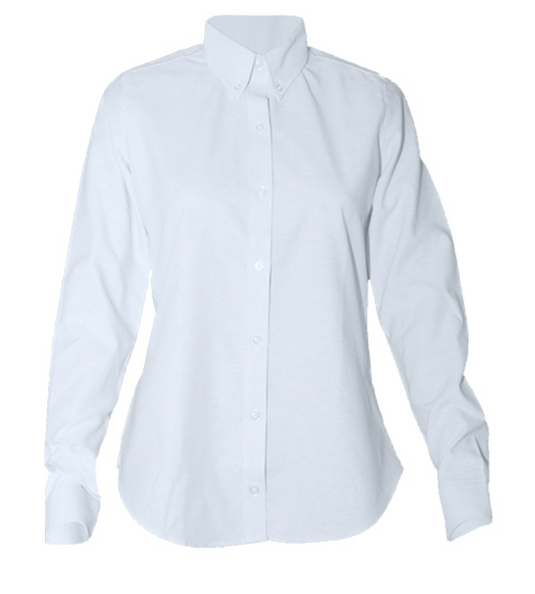 EW Girls Oxford LS White