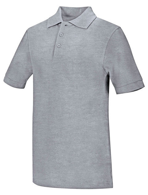 CR Pique Polo Grey Short Sleeve