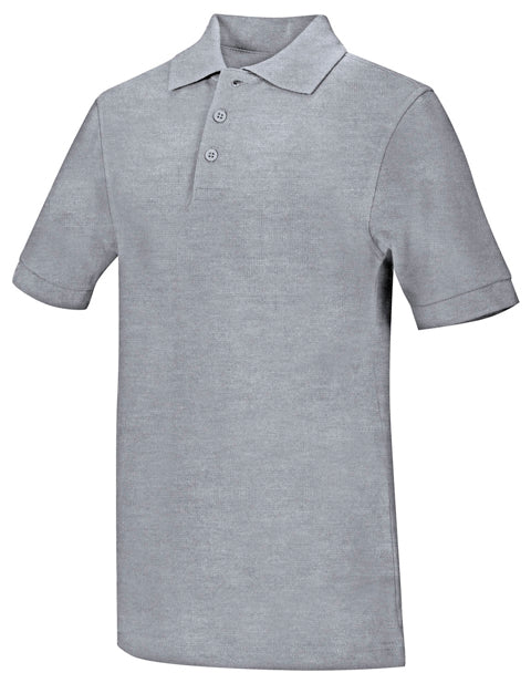 CR Jersey Polo Grey Short Sleeve