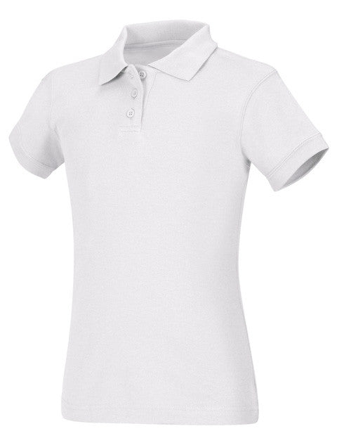 CR Girls Jersey Polo White