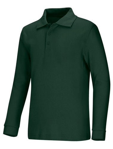 CR Pique Polo Hunter Long Sleeve