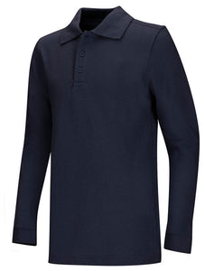 CR Jersey Polo Navy Long Sleeve