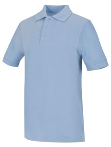 CR Jersey Polo Light Blue Short Sleeve