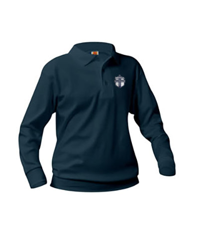 EW Banded Polo LS LCA Navy