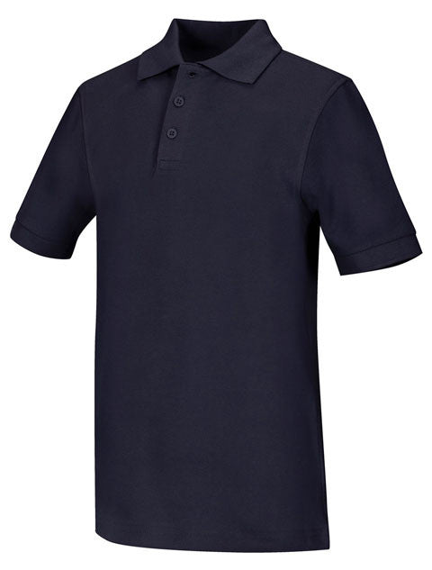 CR Pique Polo Navy Short Sleeve