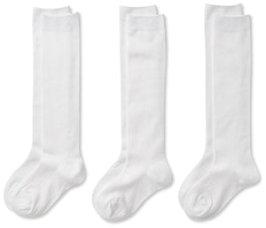 Knee Socks 3 Pk White