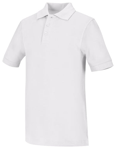 CR Jersey Polo White Short Sleeve