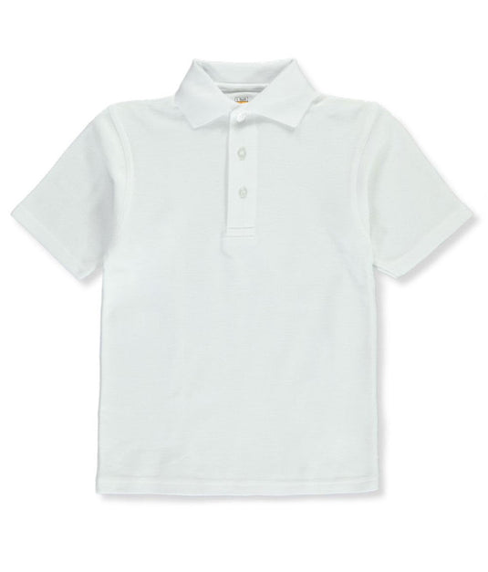 A+ Jersey Polo White Short Sleeve
