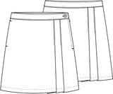CR Double Pleated Skort Plaid 80