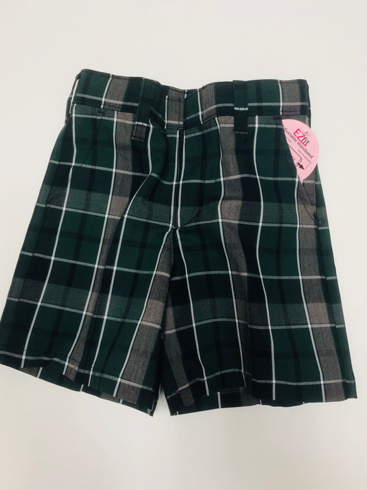 Flat Front Shorts Plaid 75 (discontinuing)