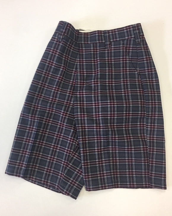 A+ Flat Front Shorts Plaid 6T (discontinuing)