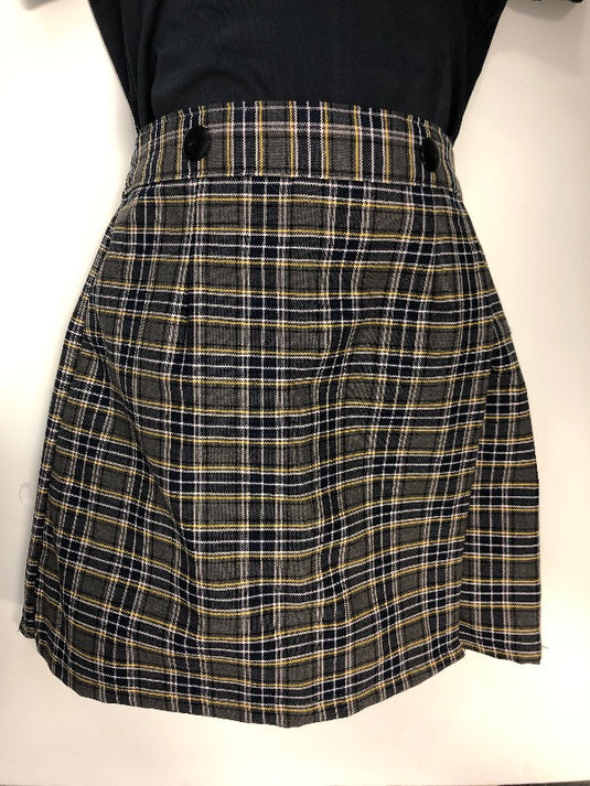 Pull On Skort Plaid 42